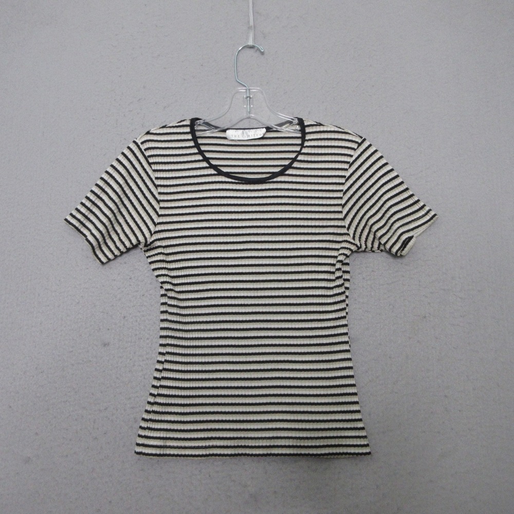 Vintage Y2K The Limited Top Stripe Ribbed Y2K Preppy 90s Minimalism Parisian
